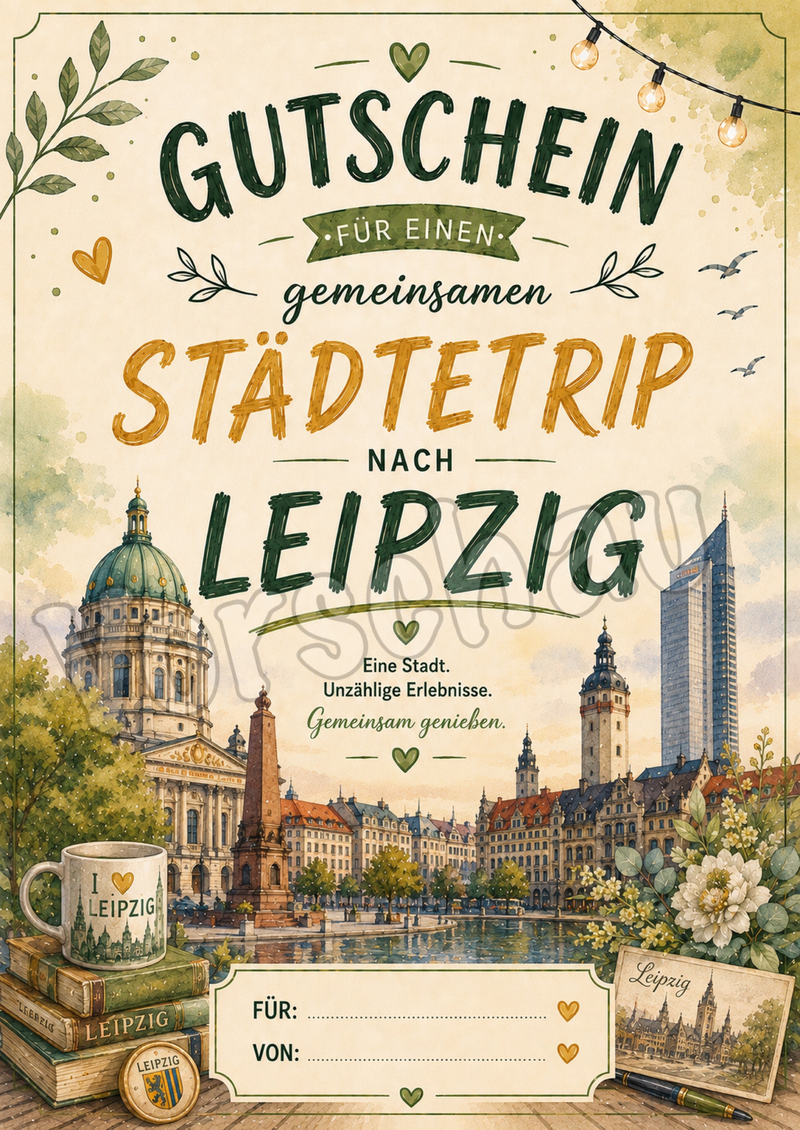 Gutschein Städtetrip Leipzig