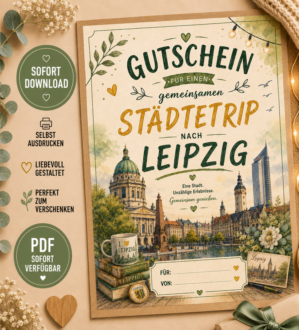 Gutschein Städtetrip Leipzig