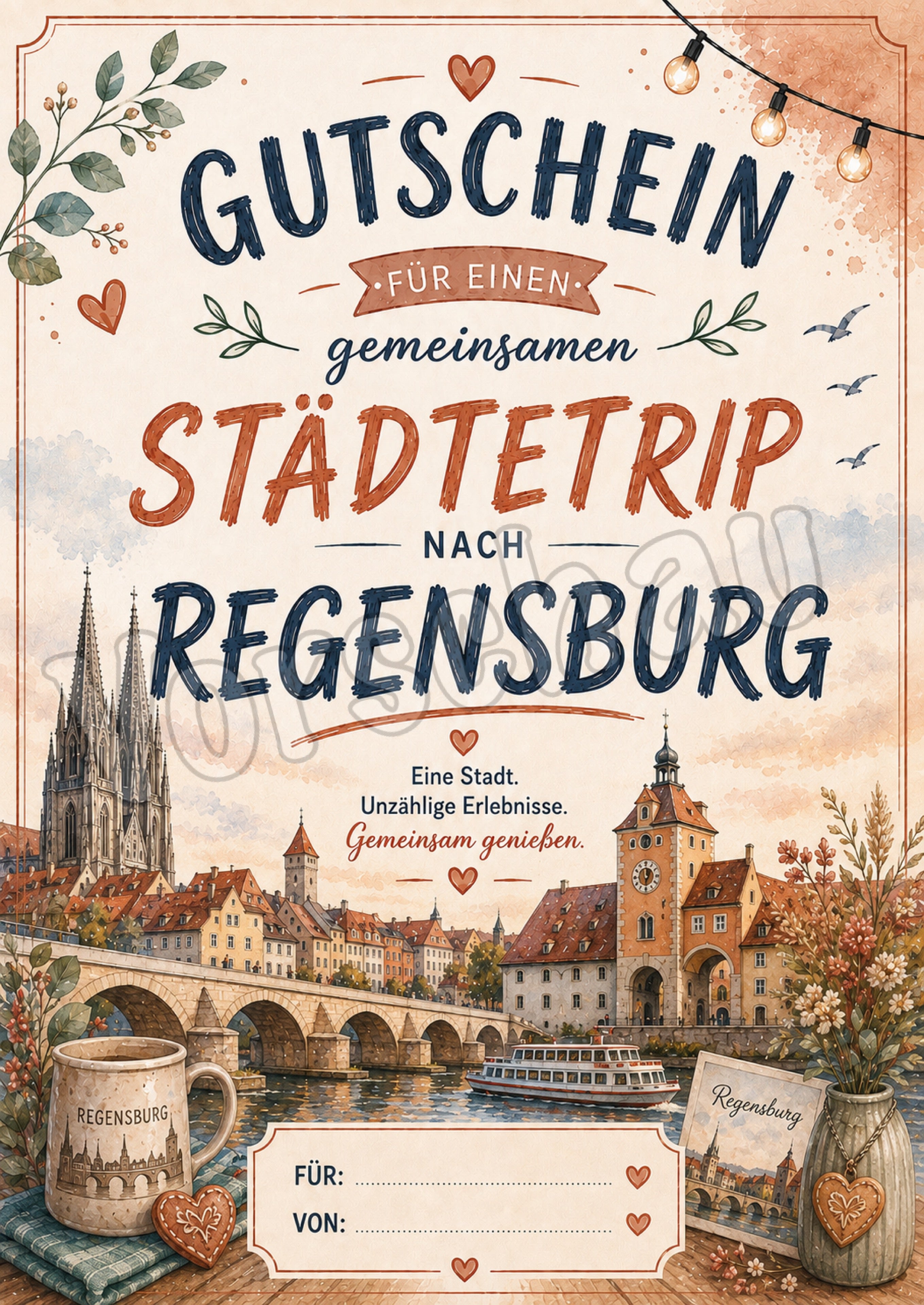 Gutschein Städtetrip Regensburg