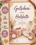 Gutschein für eine Halskette