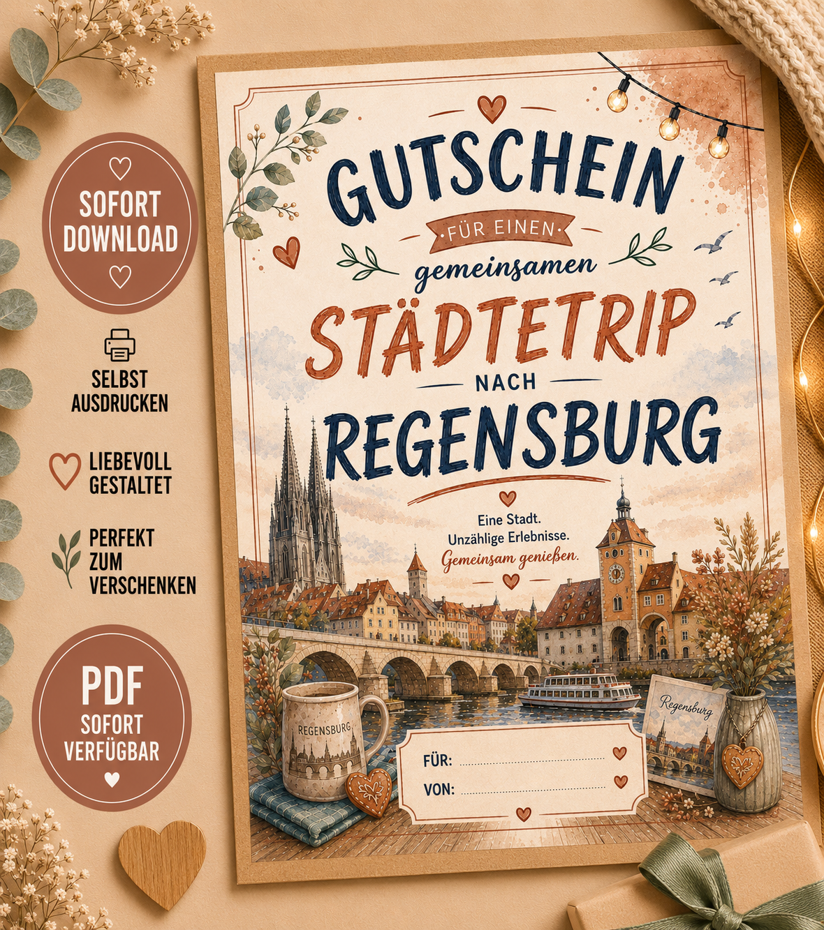 Gutschein Städtetrip Regensburg