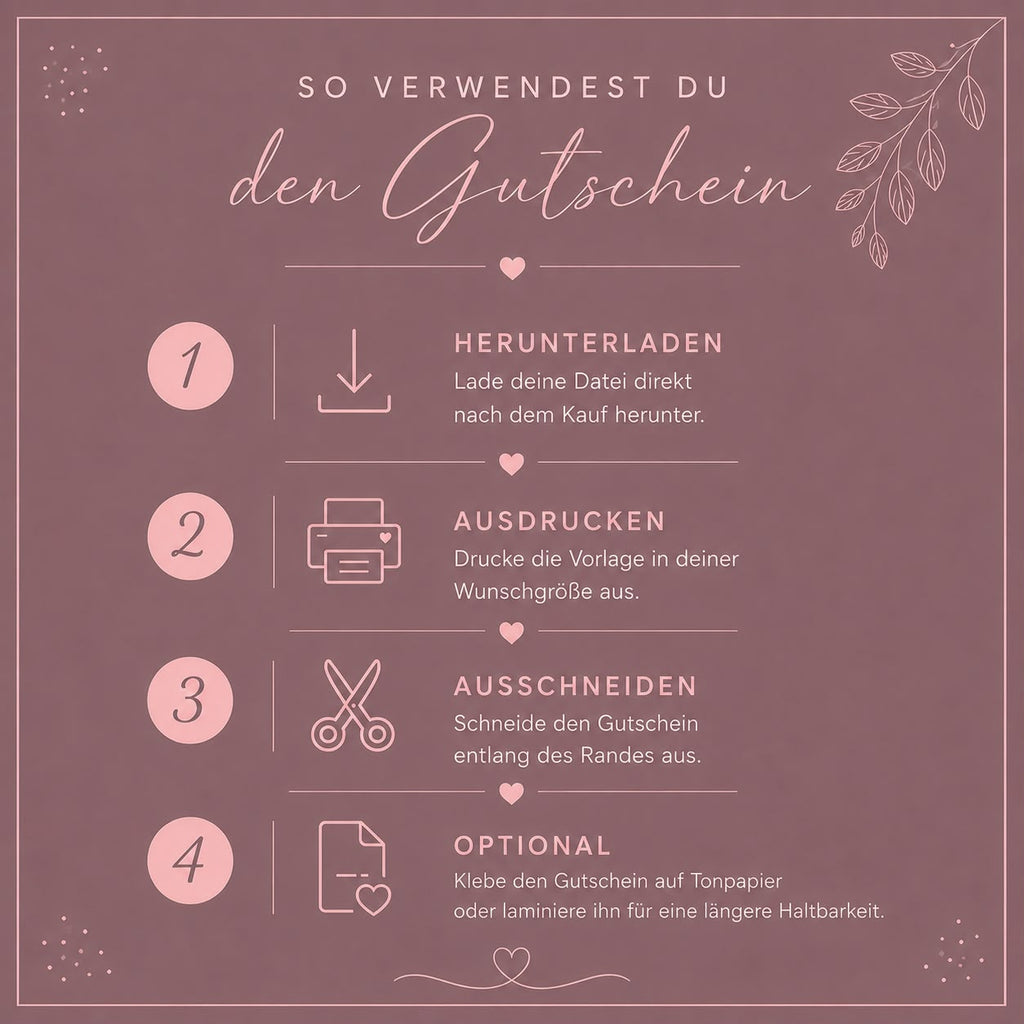 Gutschein Wochenendtrip - PDF zum Sofortdownload