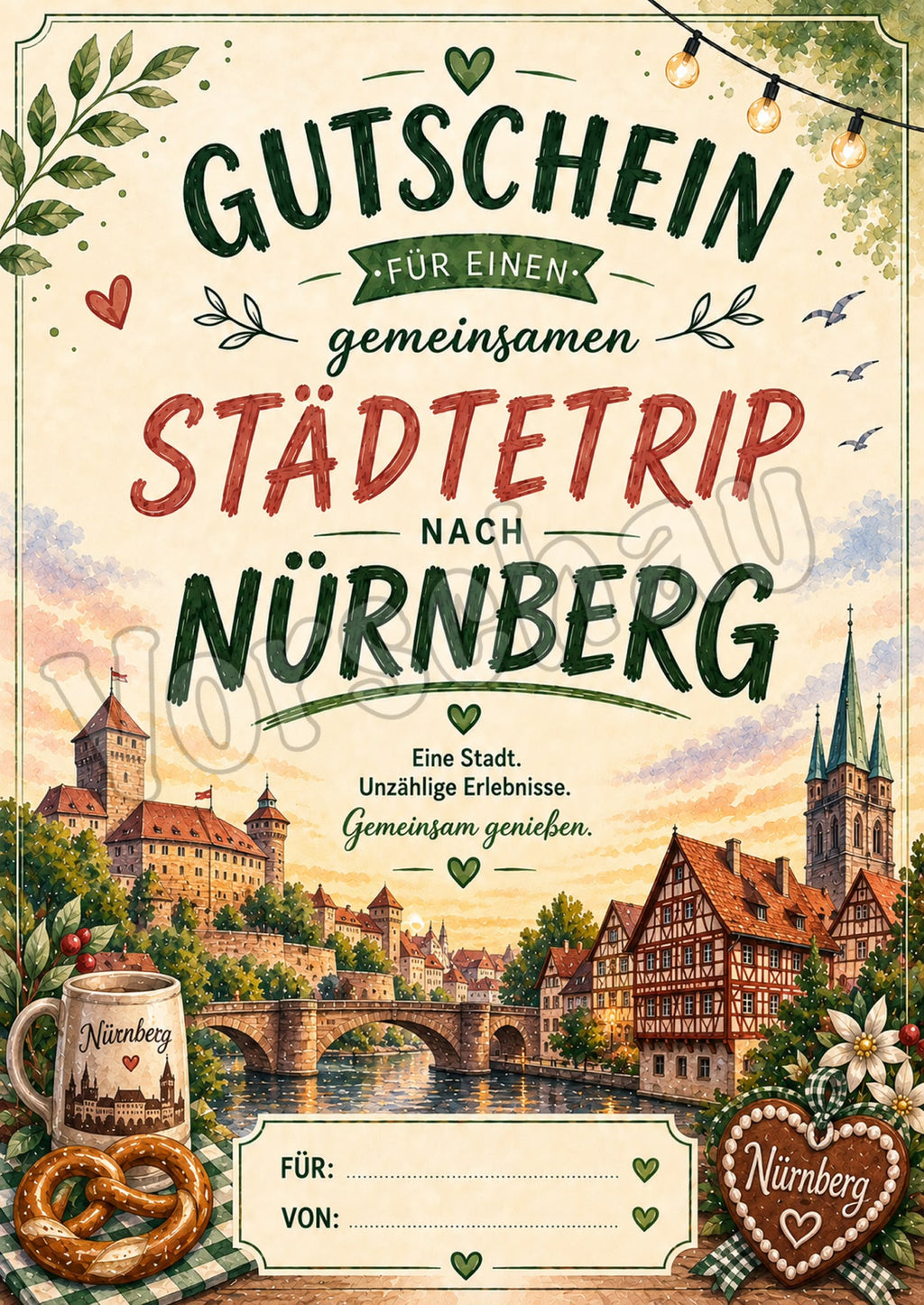 Gutschein Städtetrip Nürnberg